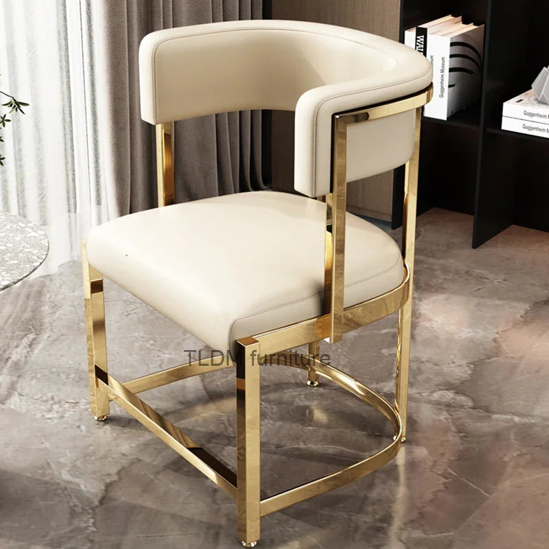 Ergonomic Designerm Dining Chair Accent White Dining Chairs.