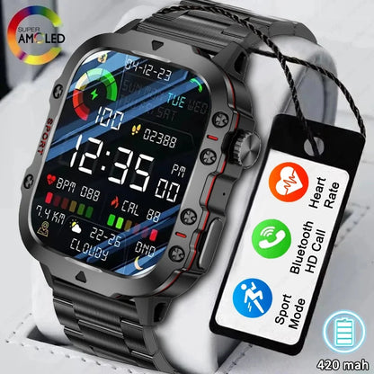 2024 Military 3ATM Waterproof Smart Watch.