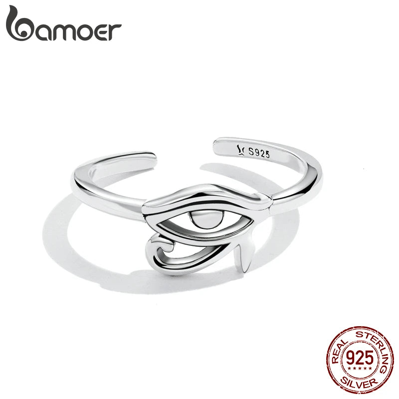 Silver Eye of Horus Egypt Ring for Women.