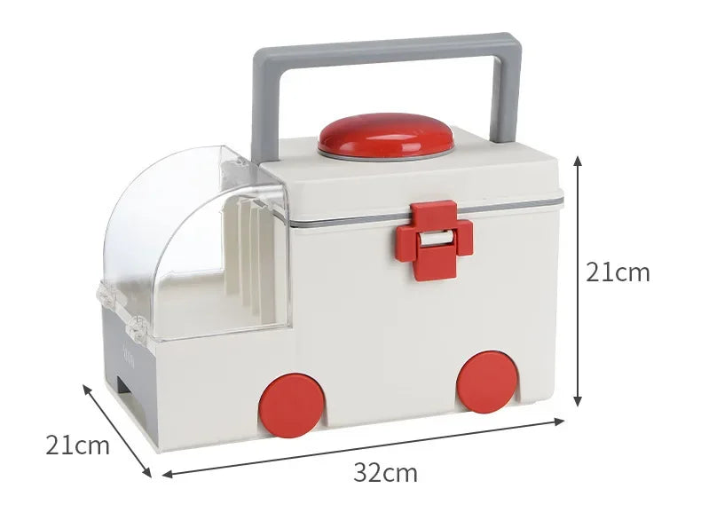 Multifunctional Ambulance Medicine Box Large Capacity.