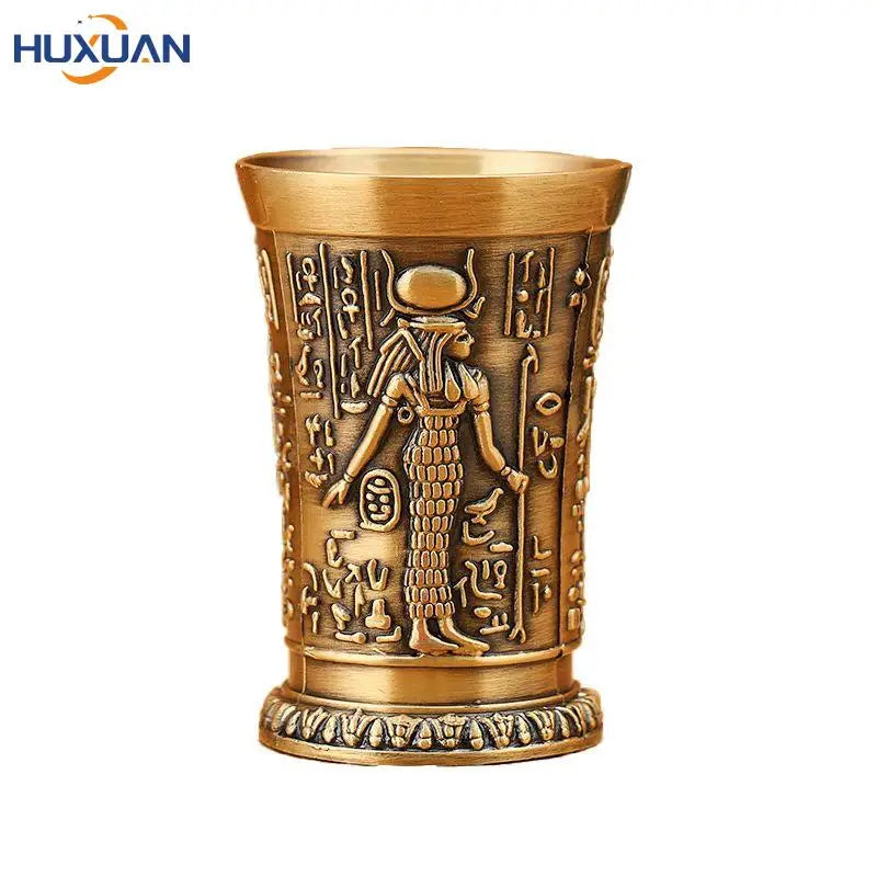 Vintage Metal Egyptian Wine Glass – Pharaoh.