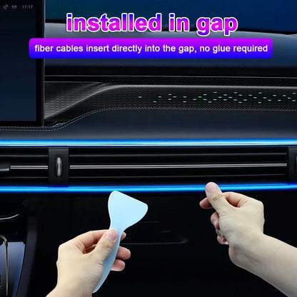 1/2/3/4/5M RGB Car Interior Ambient LED Light Strip.