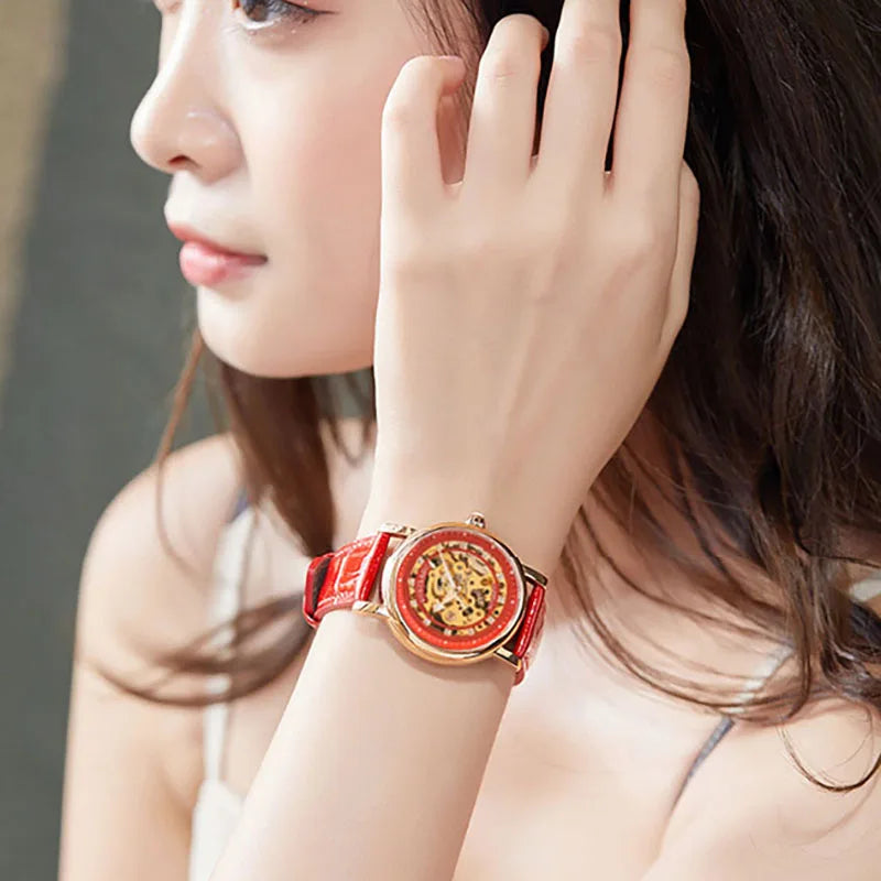 Women Autmatic Mechanical Luxury Watches Wristwatches.