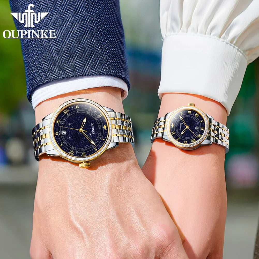 OUPINKE Top Luxury Couple Watch: A Timeless Treasure for You and Your Loved One