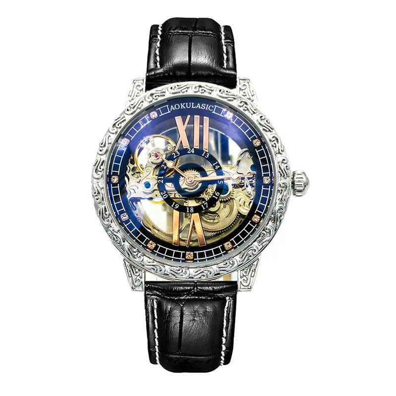 Luxury Automatic Mechanical Watch Men Tusso.