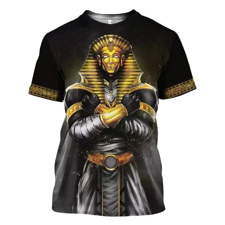 Anubis Graphic Men's T-shirt Stylish Casual.