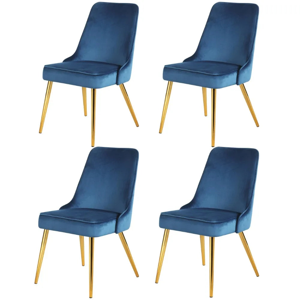 Dining Chairs Set of 4, Upholstered Mid-Century Modern.