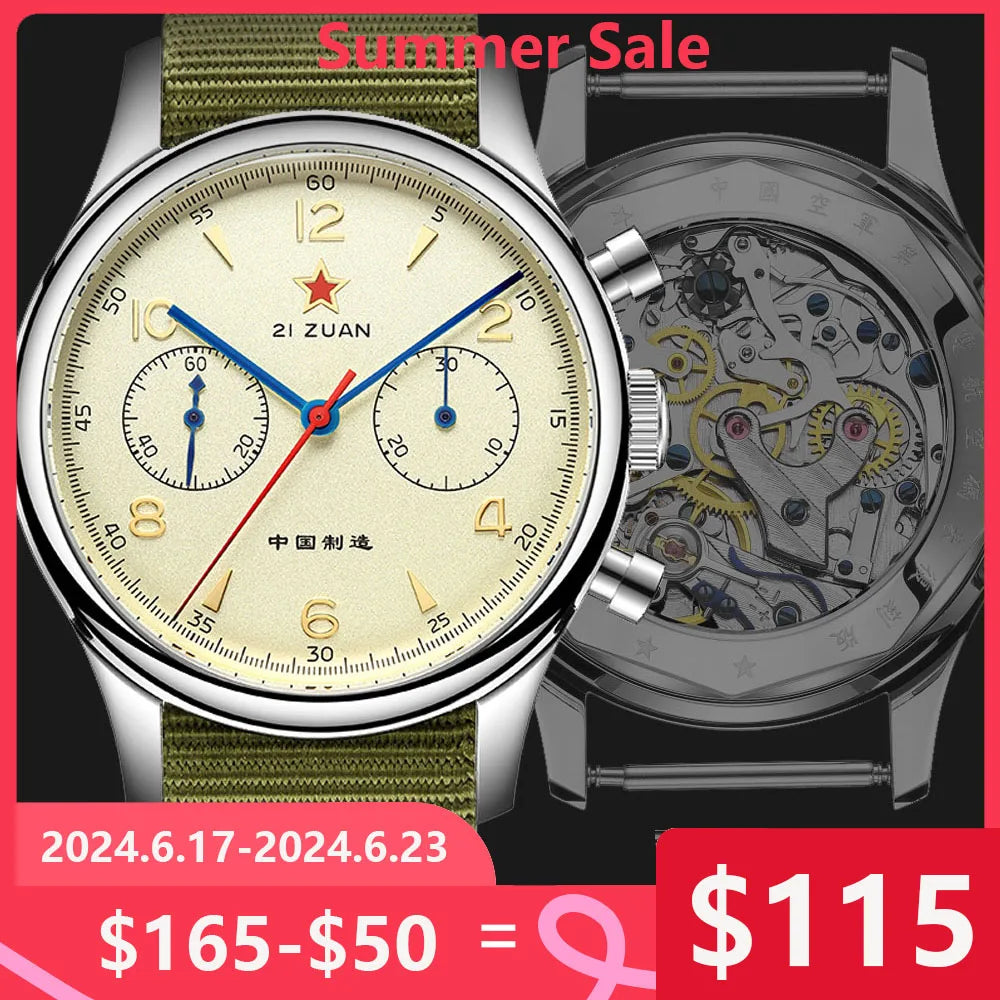 Fashion Men's 1963 Mechanical Watches With Seagul