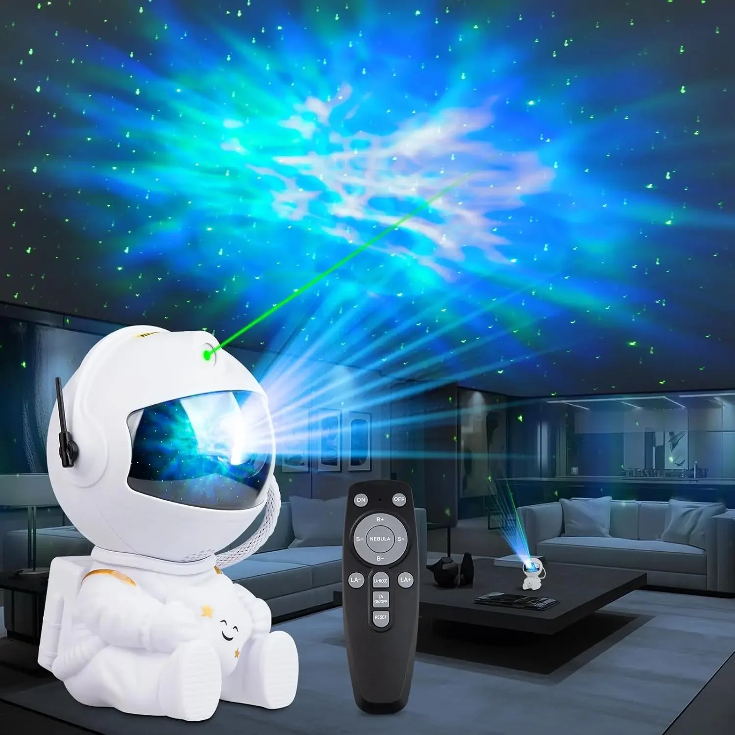 Transform Your Space with the Astronaut Galaxy Starry Sky Projector!