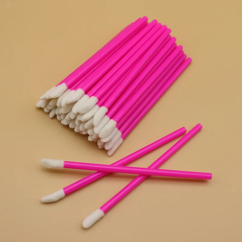 200pcs disposable makeup lip brush lipstick lip gloss wand