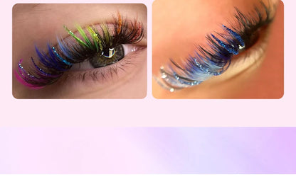 New Fashion Glitter Wispy Spike Eyelashes Extensions Party