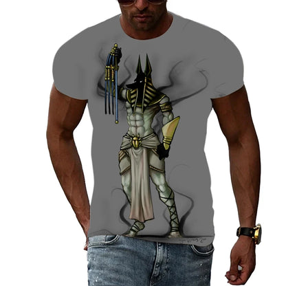 New Fashion Cool Style Anubis 3d Print Men&