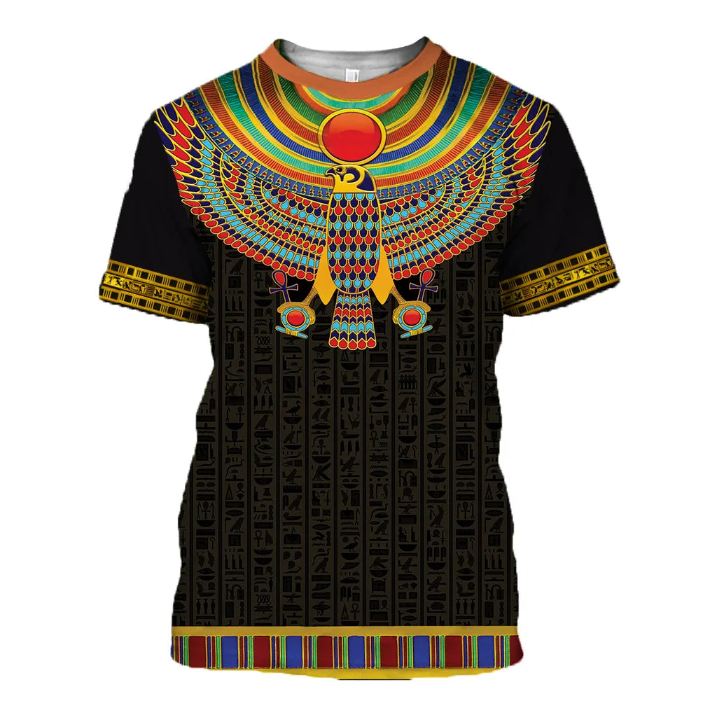 Summer Trend Men's T-shirt Egyptian Eye Horus.