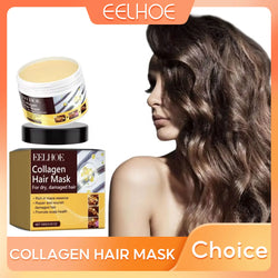 Collagen Hair Mask Professional Hair Scalp Treatment Cream Smoothing Straightening Soft Frizz Repair Damaged Hair Care Products