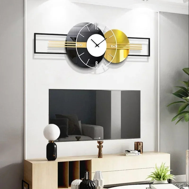 Wall Clock Modernll Watch Mirror