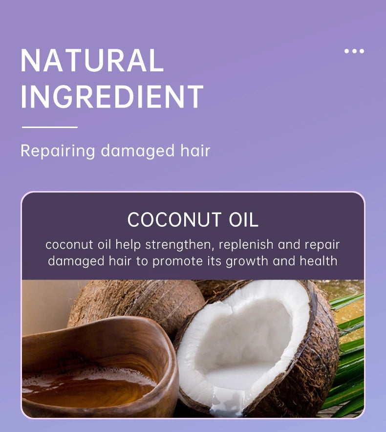 Coconut Oil Leave-In Conditioner Spray Hair Scalp.