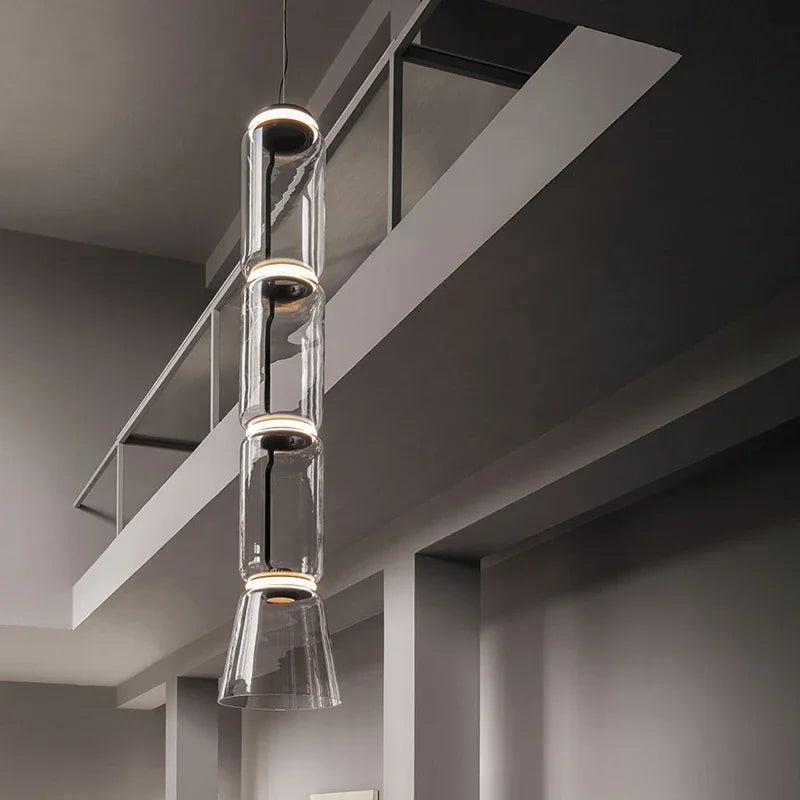 Glass Led Pendant Lamps Minimalist Decor for Living.