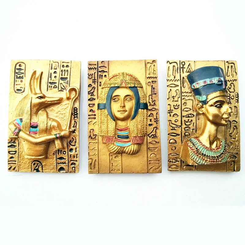 Fridge Magnet – Egyptian Mythology Anubis & Queen.