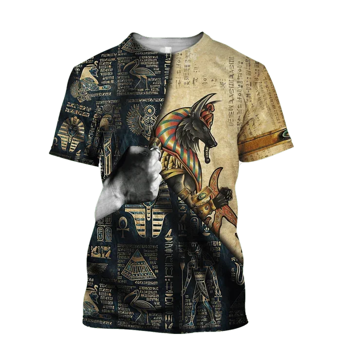 Anubis Graphic Men's T-shirt Stylish Casual.