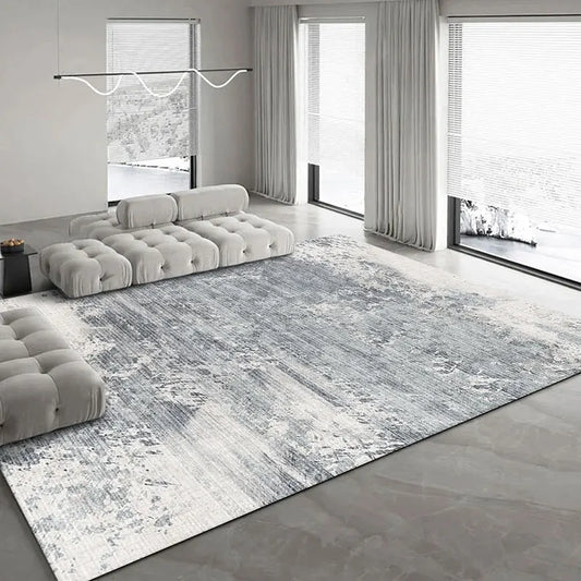 Modern Abstract Living Room Decoration Carpet Simple Bedroom Bedside Large Area Rug Light Luxury Study Cloakroom Non-slip Rugs