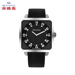 Seagull Small Square 38mm Luminous Minimalist Style.