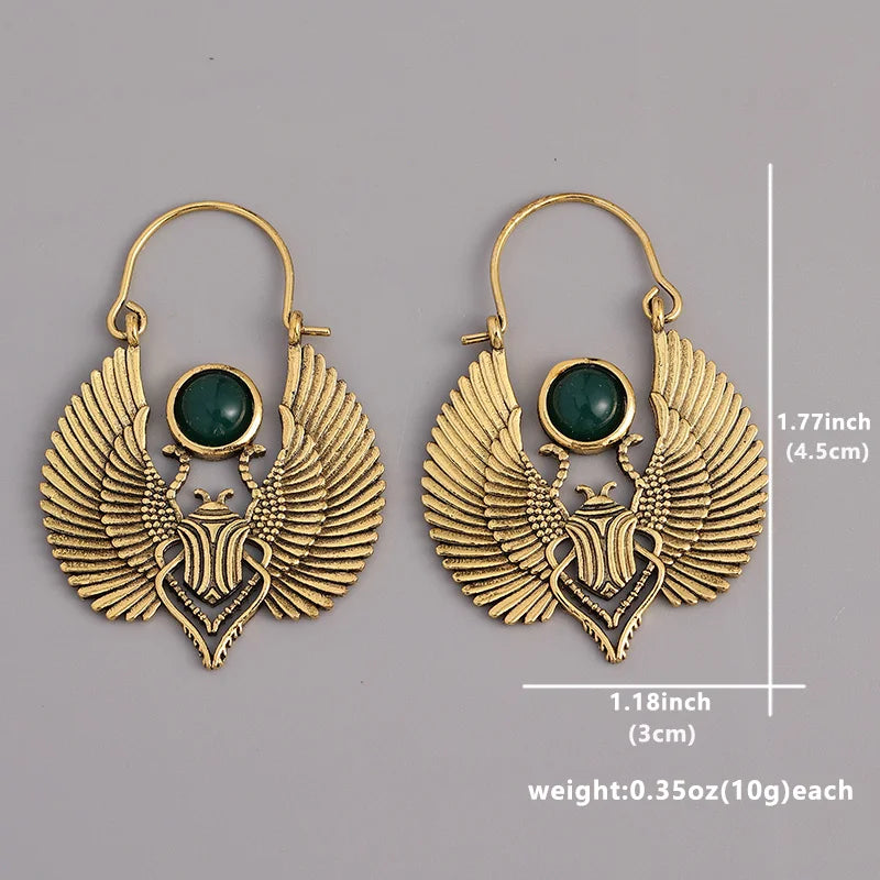 Vintage Egyptian Inspired Designs Sacred Wings.