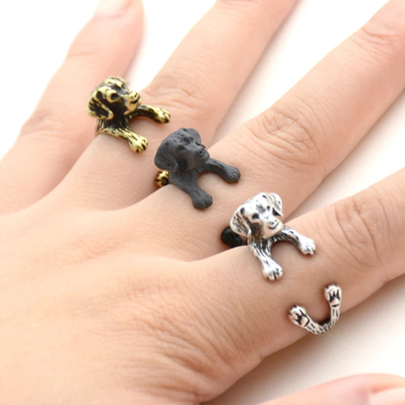 Rings For Women Animal Ring Dog Couple Ring