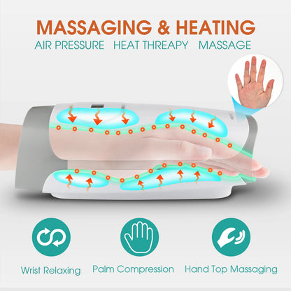 Hand Massager Acupoint Massage Heated Physiotherapy.