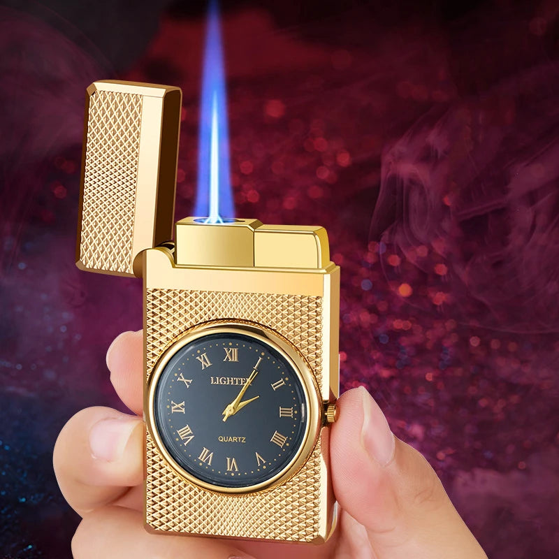 Creative Watch Lighter Metal Straight Windproof.