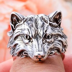 New Arrival Personality Wolf Head Design