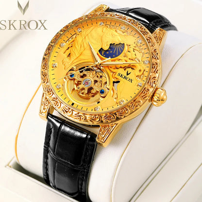 High Quality Gold Tiger Butterfly Automatic.