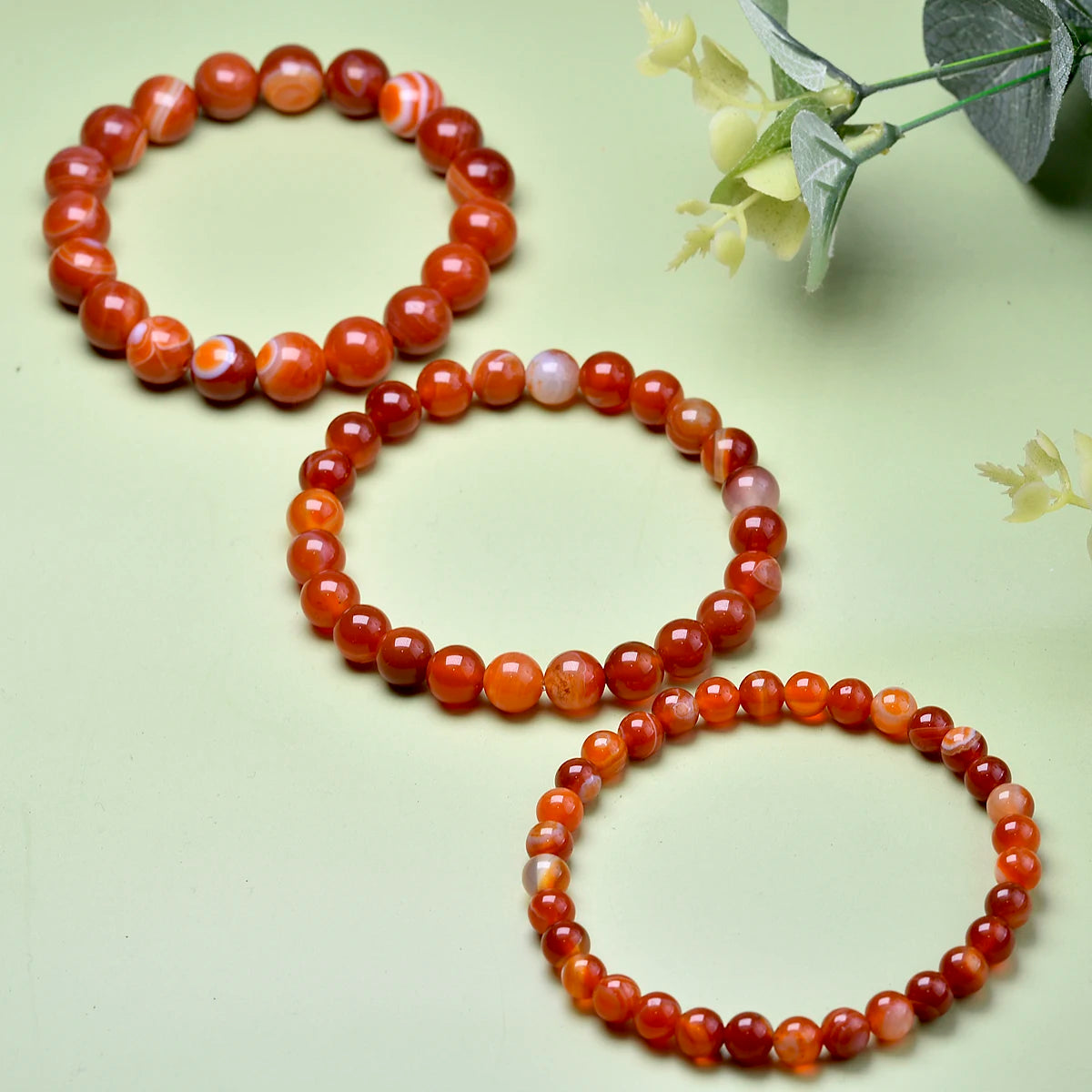 Natural Genuine Red Carnelian Round.