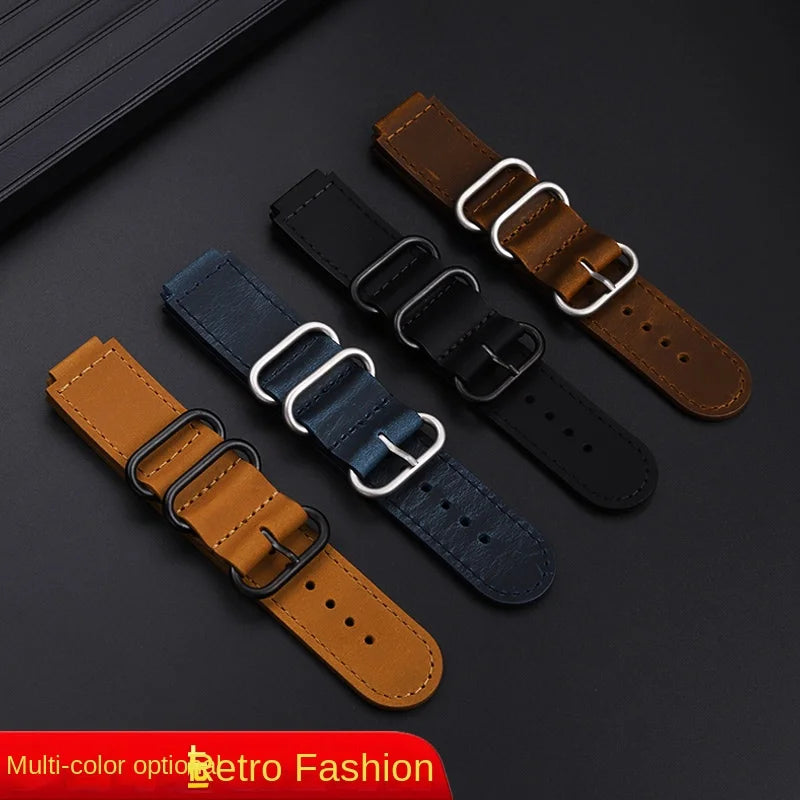 Watchband High Quality Vintage Leather Watch.