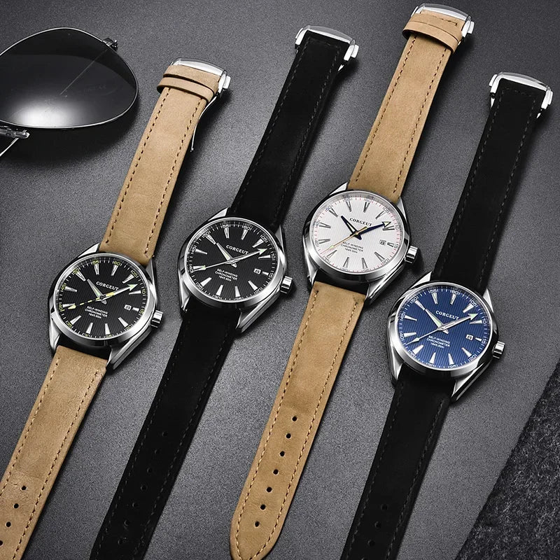 Jungle Luxury Leather Men's Watches Automatic.