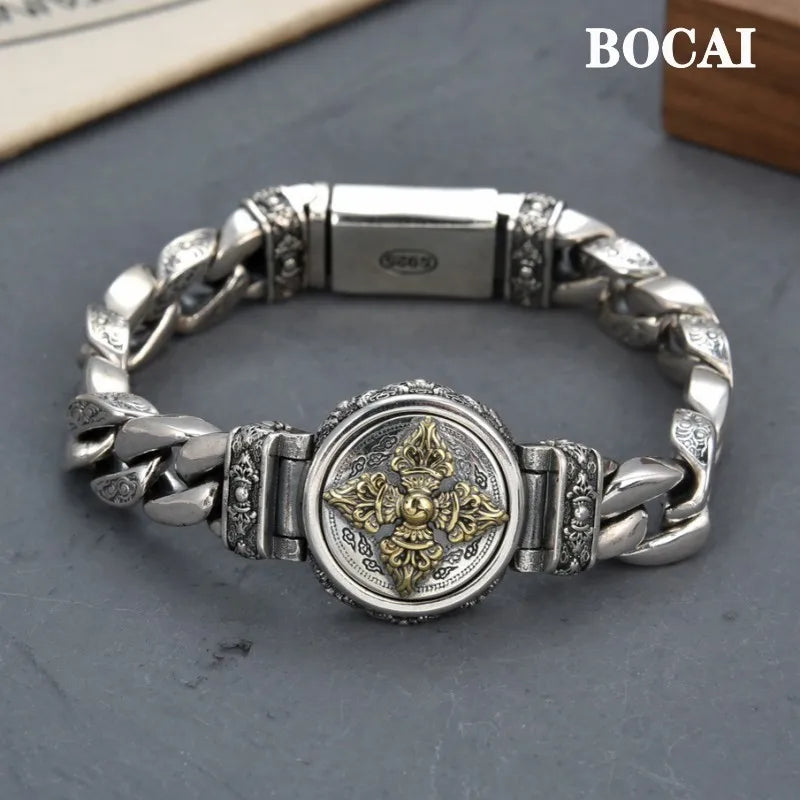 Silver National Style Original Design Bracelet.