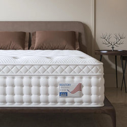 Queen Mattress 12 Inch, Deep Sleep Firm Mattress Extra Lumbar Support-Pain-Relief - Memory Foam Hybrid Euro Top Luxury Mattress