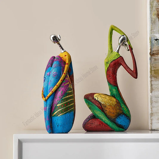 Abstract Yoga Art Ornaments high-end modern.