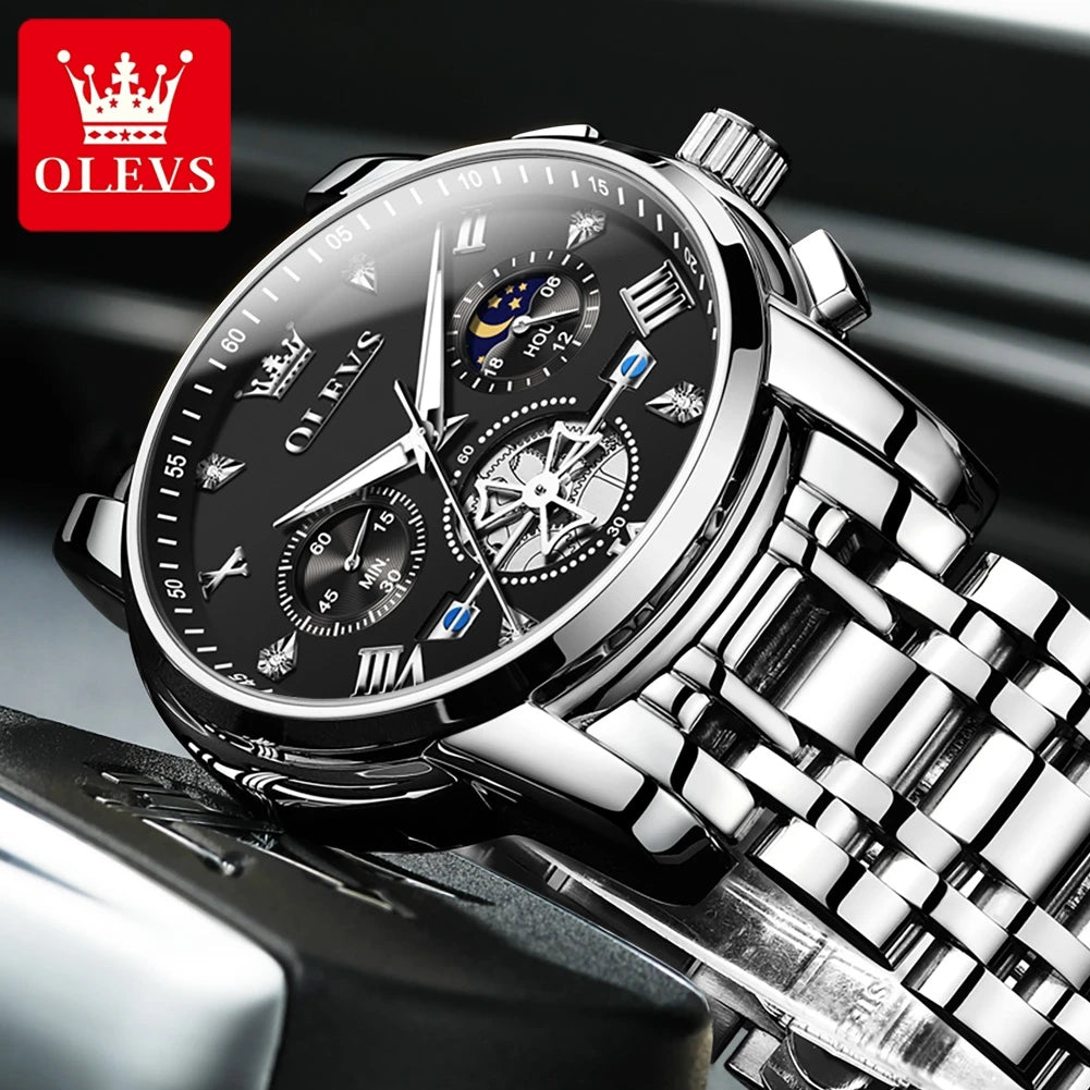 OLEVS 2856 New Men's Watches Luxury Classic.