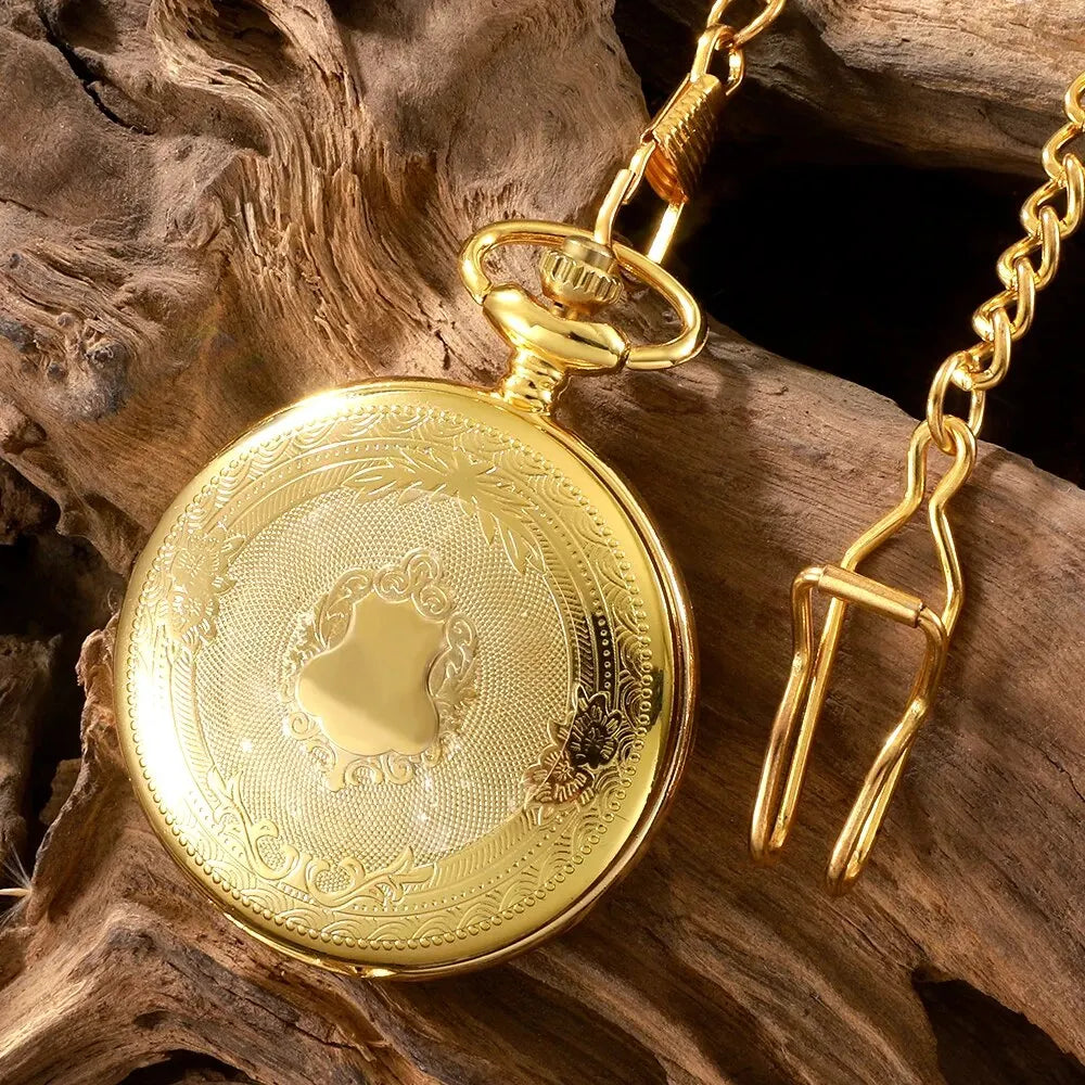 Antique Vintage Roman Quartz Pocket Watch