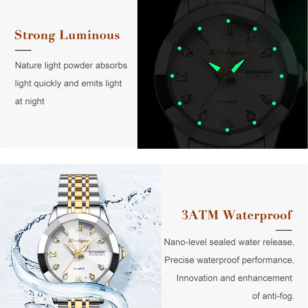 Luxury Ladies  Watch Quartz