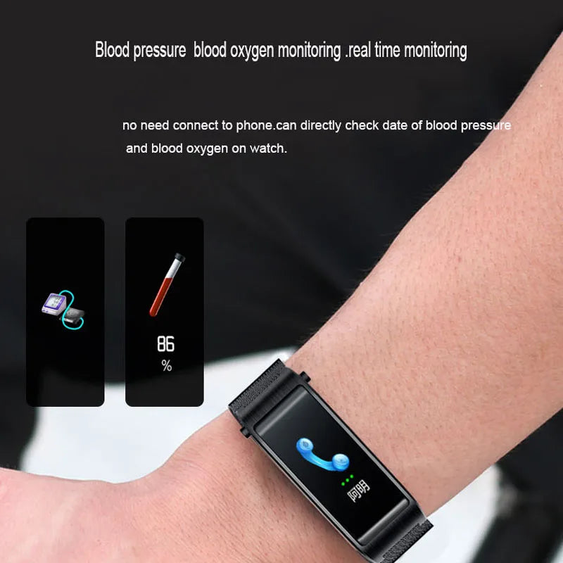 New 2022 Bluetooth Smart Bracelet men women Wearable Sports 2 In 1 Wristbands Touch Screen Call Earphone Band for ios android