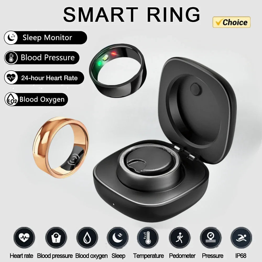 SR200 Smart Ring Health Monitor For MenWomen.