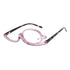 design rotating makeup reading glasses magnifying make