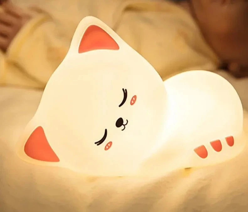 CUTE Cat Seven Colors LED Night Lights