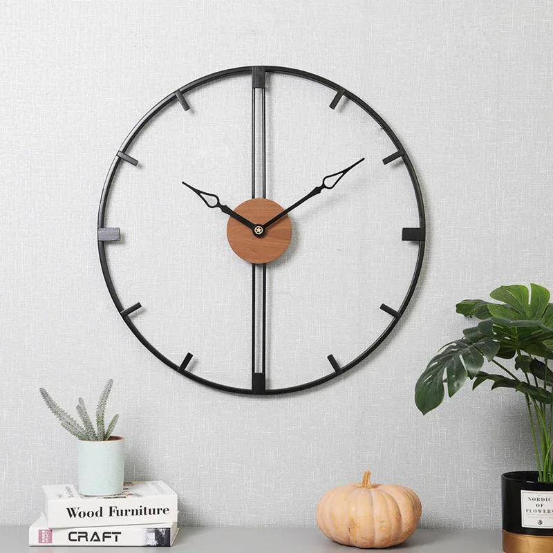 Modern Light Luxury Large Silent Wall Clocks.