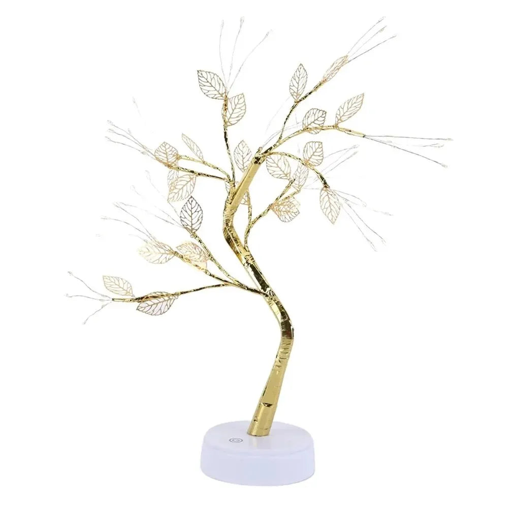 LED Rose Leaf Table Lamp USB Christmas.