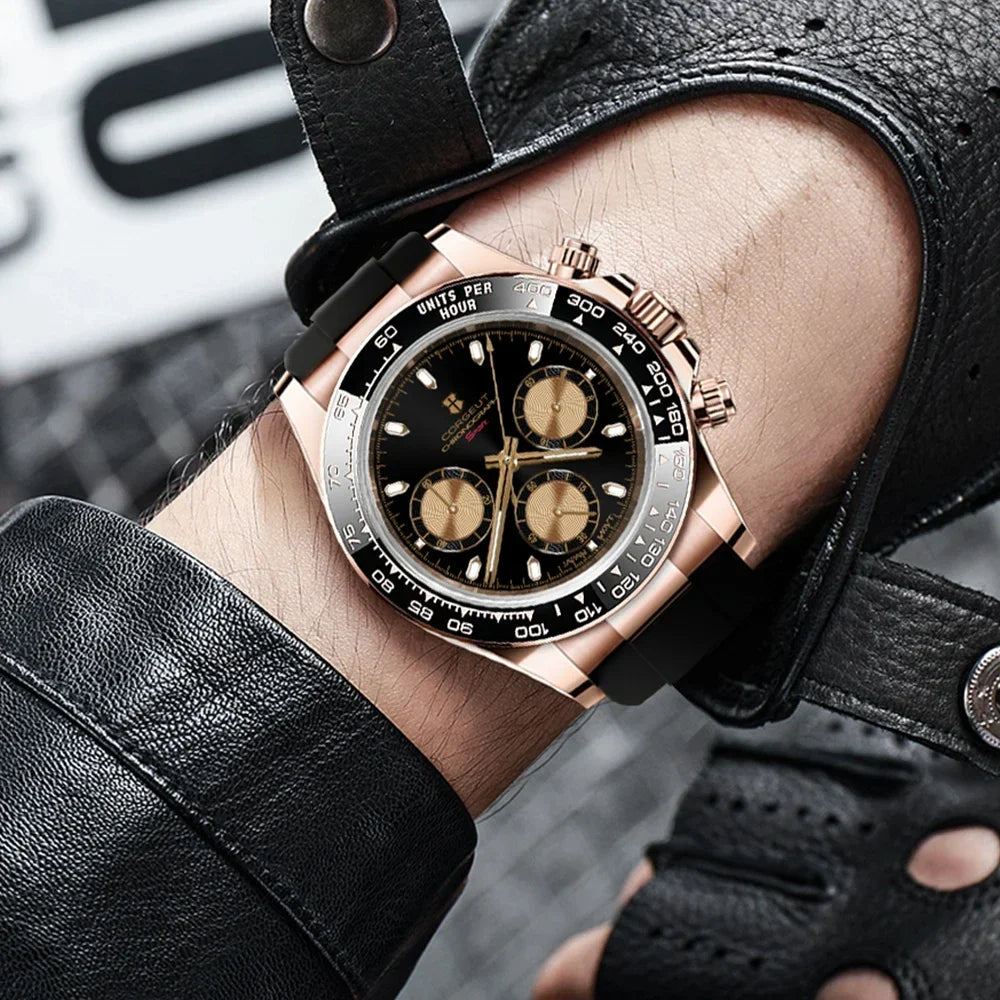 Sports Luxury Racing Driver Men's Watch.