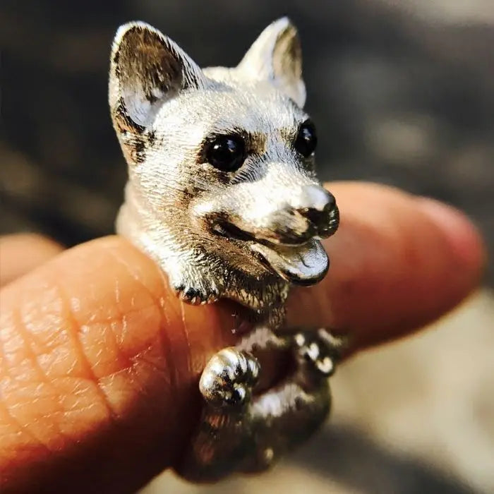 Corgi Dog Ring for Women's Jewelry.