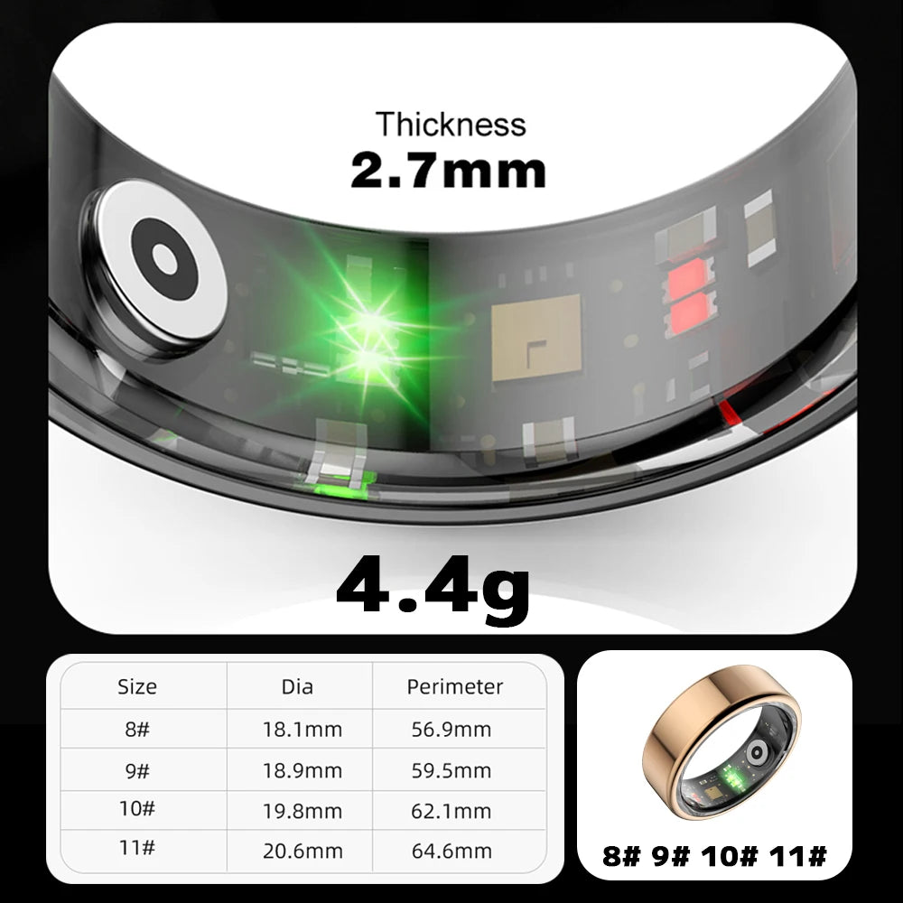 2024 New 3ATM Waterproof Smart Ring.