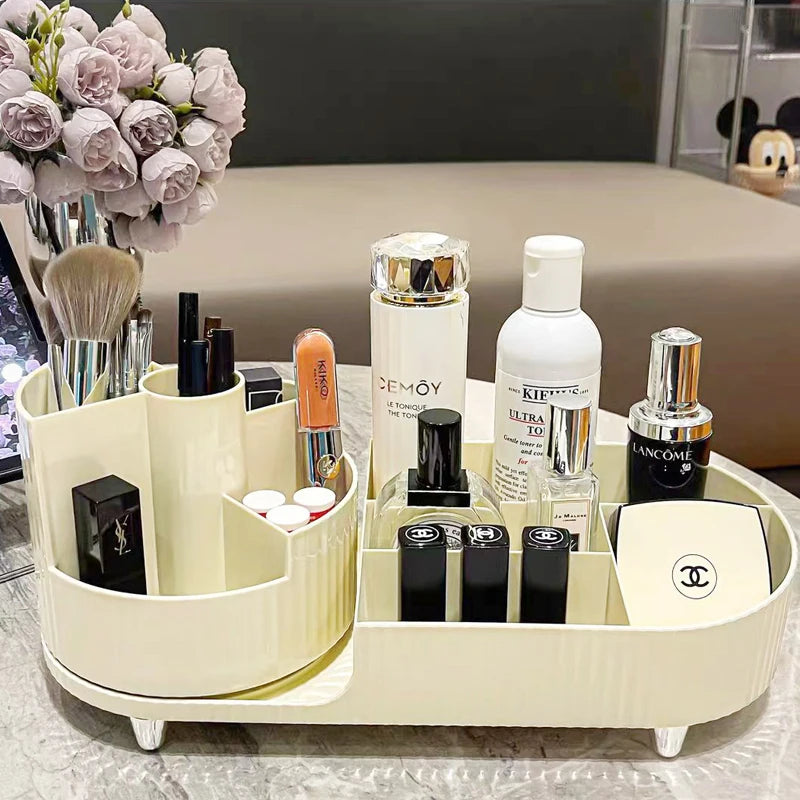 Cosmetic Storage Box Large Capacity Makeup Drawer Organizer Jewelry Nail Polish Makeup Container Desktop Sundries Storage Box